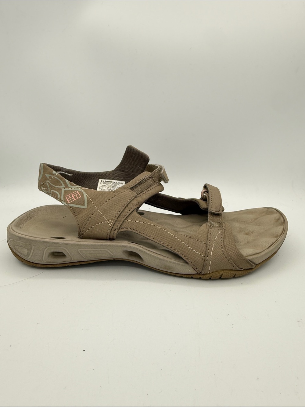 Columbia Women's Sunlight Vent Sandals Athletic Sandals Walking Light Brown 7